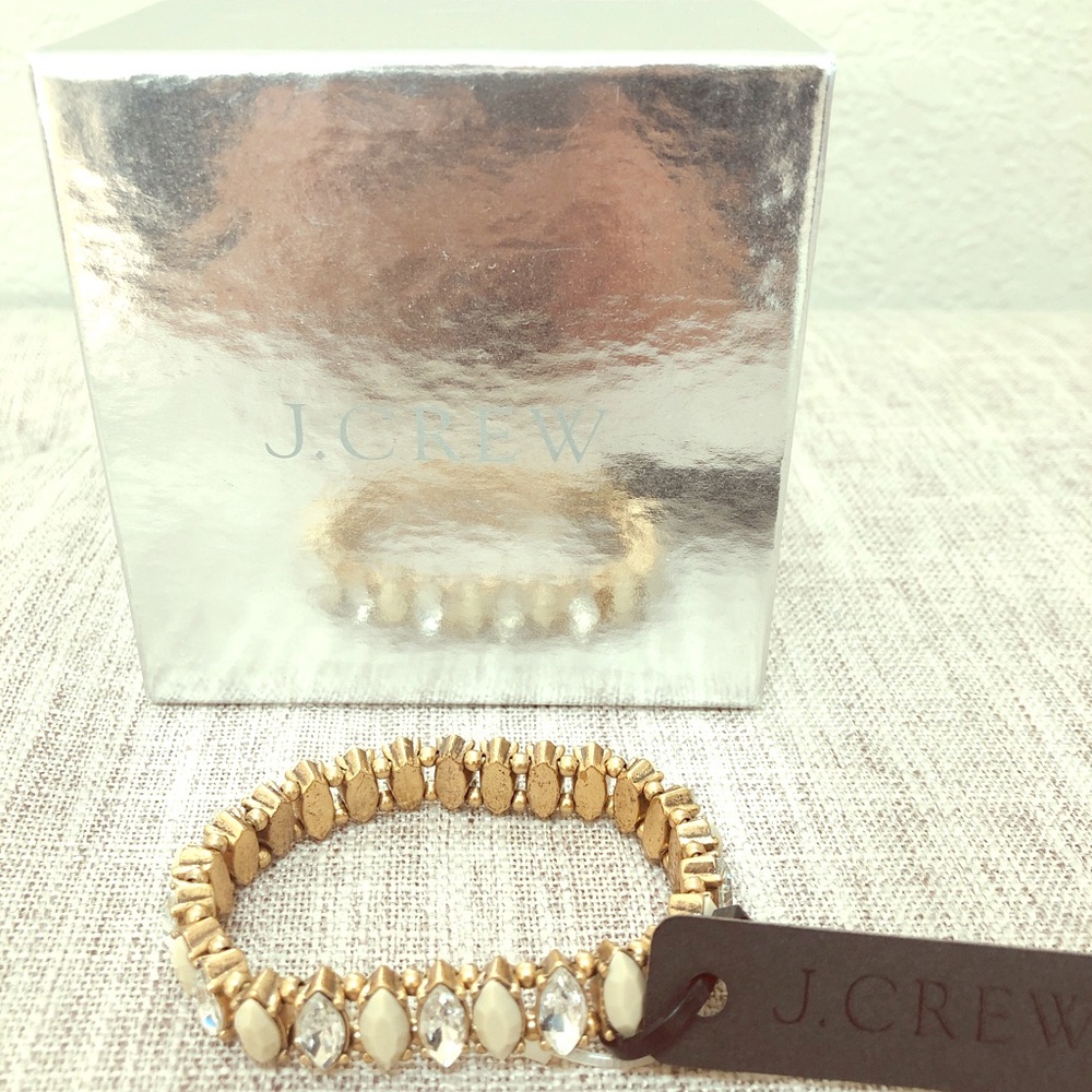 [NWT] Jcrew crystal&stone bracelets